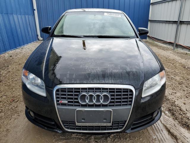 WAUAF78E68A160916 - 2008 AUDI A4 2.0T BLACK photo 5