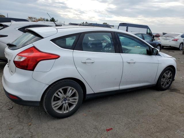 1FAHP3M23CL479356 - 2012 FORD FOCUS SEL WHITE photo 3