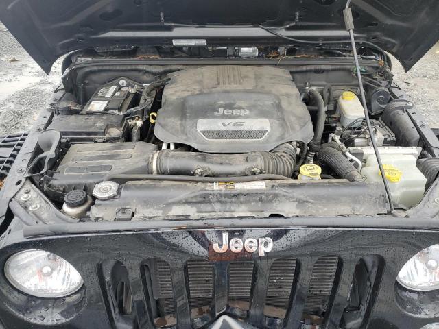 1C4AJWAG5EL315138 - 2014 JEEP WRANGLER SPORT BLACK photo 11