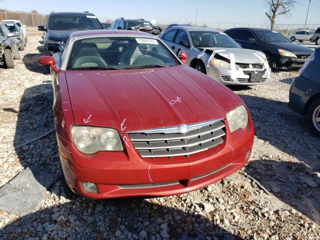 1C3AN69L74X008071 - 2004 CHRYSLER CROSSFIRE LIMITED BURGUNDY photo 5