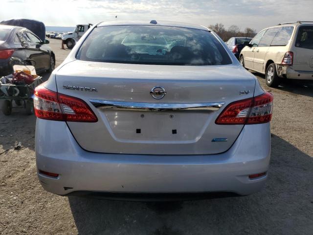 3N1AB7AP7EY289672 - 2014 NISSAN SENTRA S SILVER photo 6