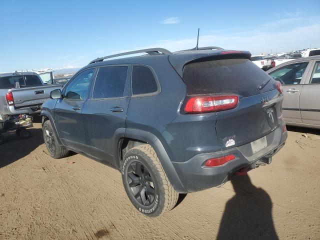 1C4PJMBS0HW657911 - 2017 JEEP CHEROKEE TRAILHAWK BLACK photo 2