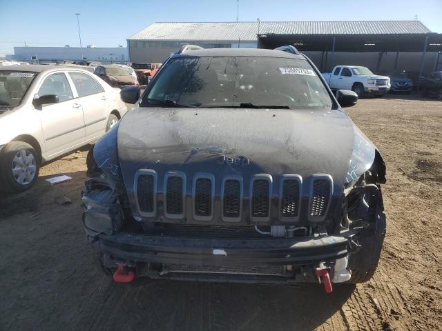 1C4PJMBS0HW657911 - 2017 JEEP CHEROKEE TRAILHAWK BLACK photo 5