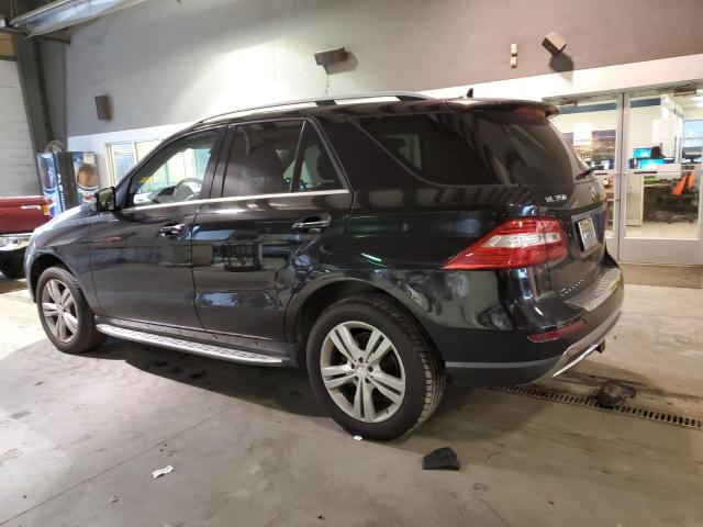 4JGDA5HB6FA448484 - 2015 MERCEDES-BENZ ML 350 4MATIC BLACK photo 2