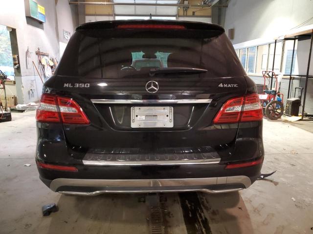4JGDA5HB6FA448484 - 2015 MERCEDES-BENZ ML 350 4MATIC BLACK photo 6