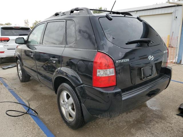 KM8JM12B58U912894 - 2008 HYUNDAI TUCSON GLS BLACK photo 2