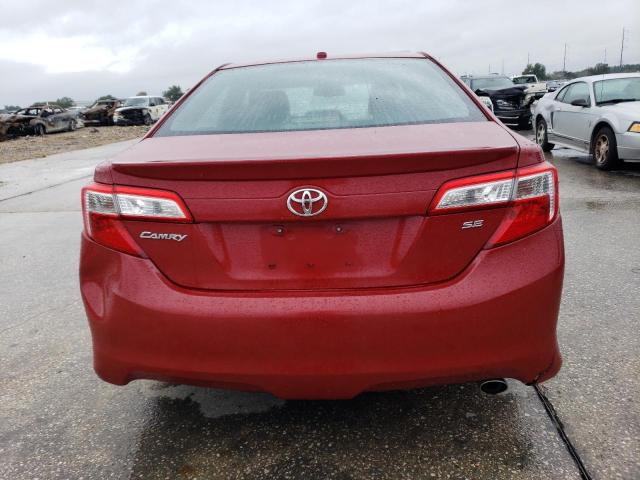 4T1BF1FK4CU633440 - 2012 TOYOTA CAMRY BASE RED photo 6