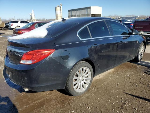 W04GY5GV2B1138278 - 2011 BUICK REGAL CXL BLACK photo 3