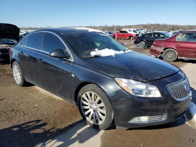 W04GY5GV2B1138278 - 2011 BUICK REGAL CXL BLACK photo 4