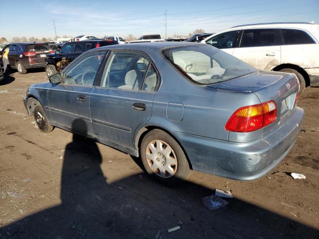 1HGEJ6672YL053997 - 2000 HONDA CIVIC LX GREEN photo 2