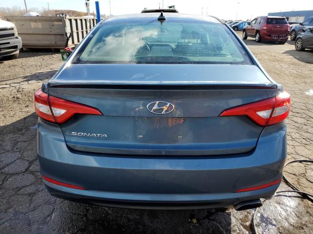 5NPE24AF2HH534061 - 2017 HYUNDAI SONATA SE BLUE photo 6