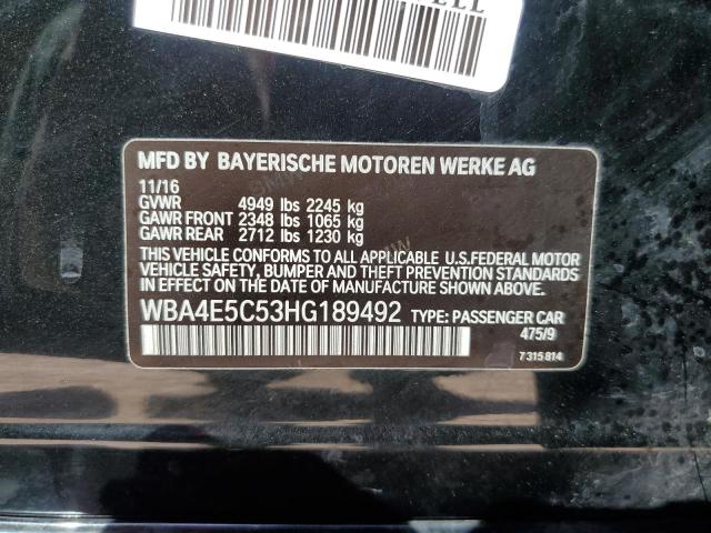 WBA4E5C53HG189492 - 2017 BMW 440XI GRAN COUPE BLACK photo 12