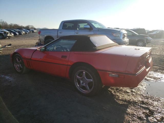 1G1YY3388L5110776 - 1990 CHEVROLET CORVETTE RED photo 2