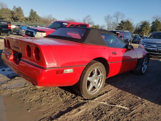 1G1YY3388L5110776 - 1990 CHEVROLET CORVETTE RED photo 3