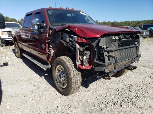 1FT7W2BT2FEC75770 - 2015 FORD F250 SUPER DUTY BURGUNDY photo 4