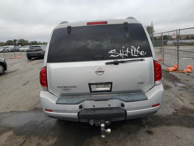 5N1BA08D98N600264 - 2008 NISSAN ARMADA SE SILVER photo 6