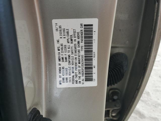 1HGCR2F32EA264565 - 2014 HONDA ACCORD LX GOLD photo 12