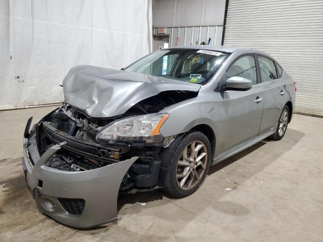 3N1AB7AP9DL684979 - 2013 NISSAN SENTRA S SILVER photo 1