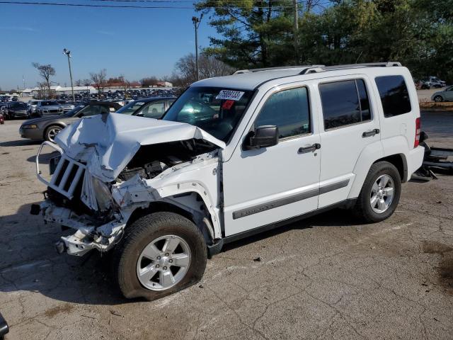 1C4PJMAK0CW139145 - 2012 JEEP LIBERTY SPORT WHITE photo 1