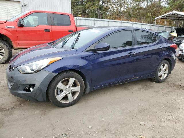 5NPDH4AE3DH437835 - 2013 HYUNDAI ELANTRA GLS BLUE photo 1