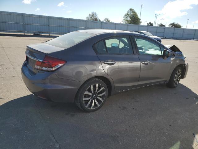 19XFB2F94FE087732 - 2015 HONDA CIVIC EXL ნაცრისფერი ფოტო 3