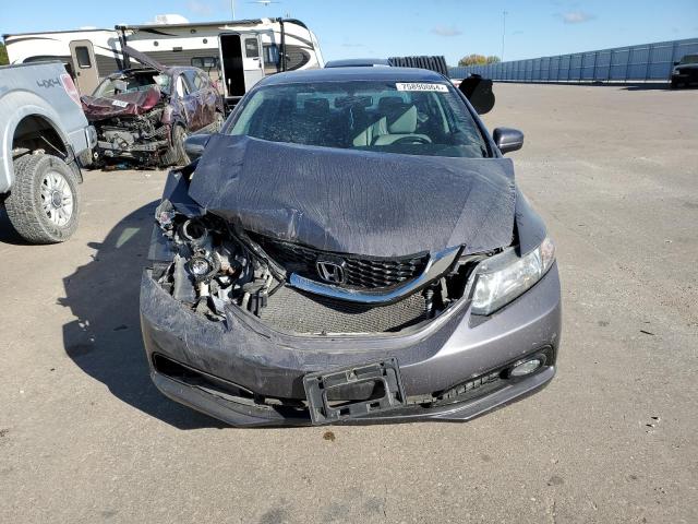 19XFB2F94FE087732 - 2015 HONDA CIVIC EXL ნაცრისფერი ფოტო 5