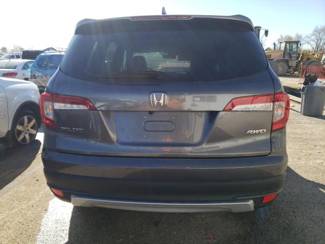 5FNYF6H59LB065665 - 2020 HONDA PILOT EXL GRAY photo 6