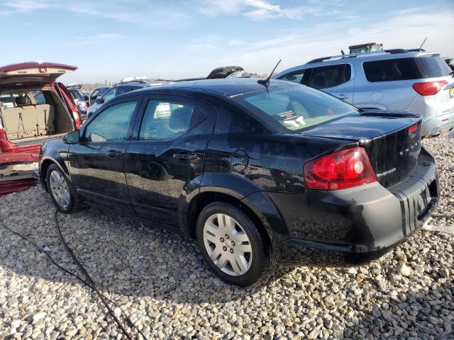 1C3CDZAB2DN562078 - 2013 DODGE AVENGER SE BLACK photo 2