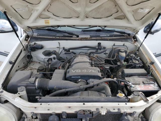 5TBRT34172S274145 - 2002 TOYOTA TUNDRA ACCESS CAB თეთრი ფოტო 11