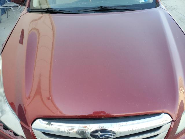 4S4BRDLC3B2390624 - 2011 SUBARU OUTBACK 3.6R LIMITED MAROON photo 12