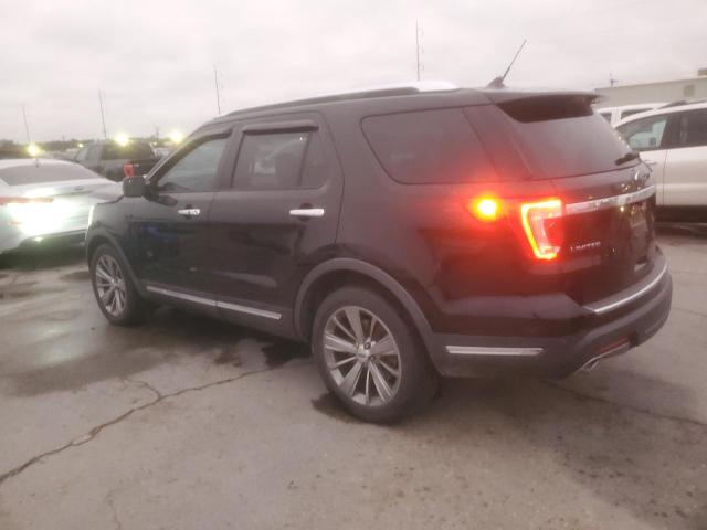 1FM5K7F81JGB10842 - 2018 FORD EXPLORER LIMITED BLACK photo 2