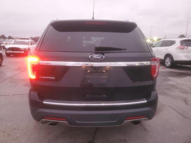 1FM5K7F81JGB10842 - 2018 FORD EXPLORER LIMITED BLACK photo 6