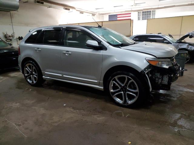 2FMDK4AK9DBB78248 - 2013 FORD EDGE SPORT WHITE photo 4