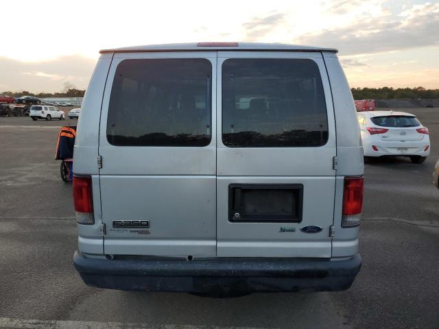 1FBNE31L79DA02470 - 2009 FORD ECONOLINE E350 SUPER DUTY WAGON SILVER photo 6