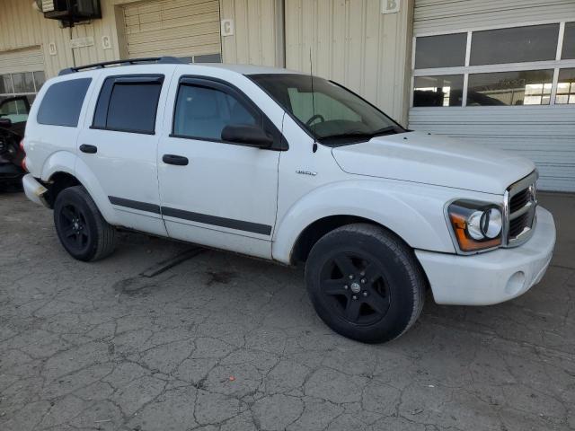 1D4HB48N56F145385 - 2006 DODGE DURANGO SLT WHITE photo 4