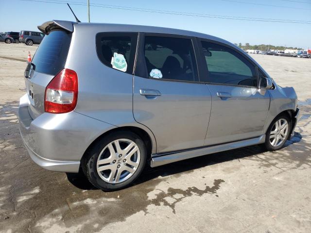 JHMGD38657S024577 - 2007 HONDA FIT S SILVER photo 3