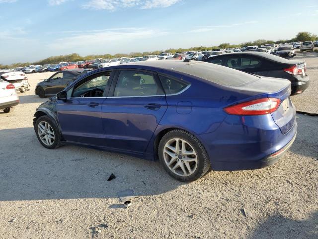 3FA6P0H73GR202077 - 2016 FORD FUSION SE BLUE photo 2