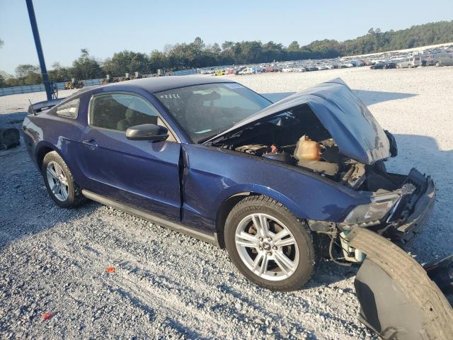 1ZVBP8AN7A5123664 - 2010 FORD MUSTANG BLUE photo 4