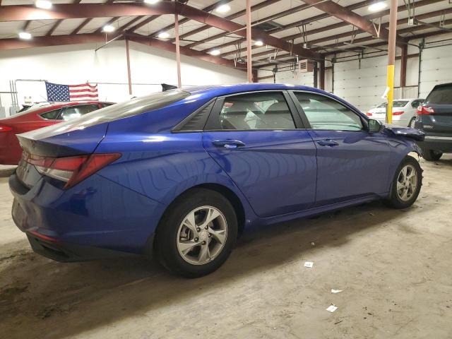 KMHLL4AG1PU393867 - 2023 HYUNDAI ELANTRA SE BLUE photo 3