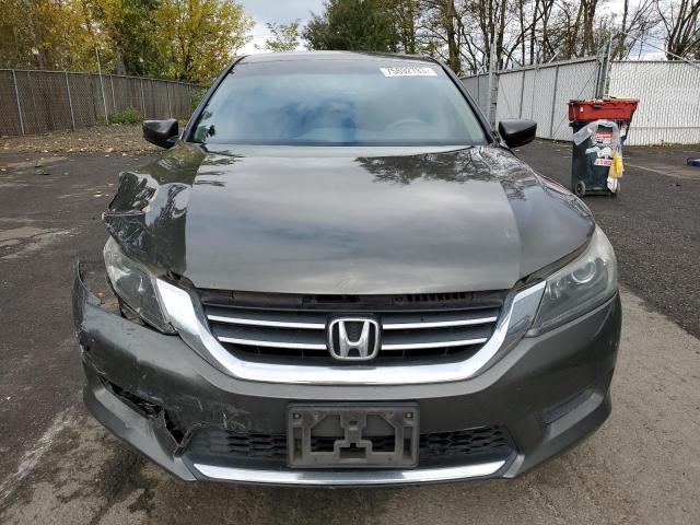 1HGCR2F38FA040377 - 2015 HONDA ACCORD LX GRAY photo 5