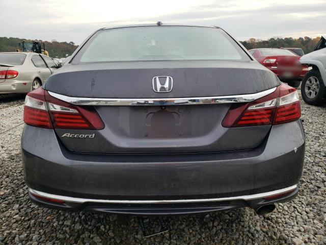 1HGCR2F85GA054802 - 2016 HONDA ACCORD EXL GRAY photo 6