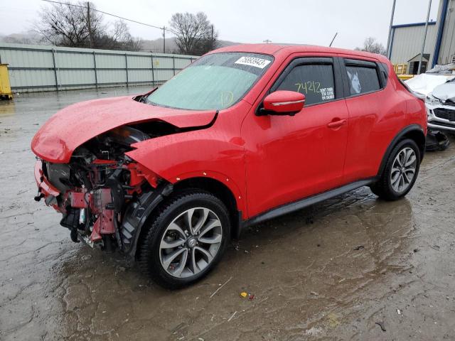 JN8AF5MR9HT704673 - 2017 NISSAN JUKE S RED photo 1