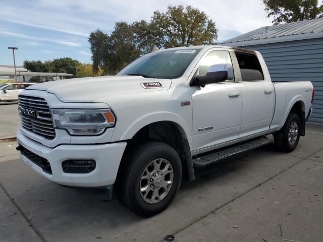 3C6UR5FJ4KG655787 - 2019 RAM 2500 LARAMIE WHITE photo 1