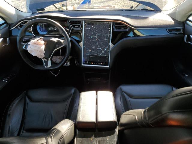 5YJSA1H21EFP65518 - 2014 TESLA MODEL S GRAY photo 8