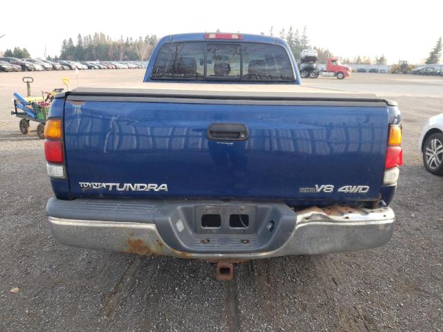 5TBBT44176S475766 - 2006 TOYOTA TUNDRA ACCESS CAB SR5 BLUE photo 6