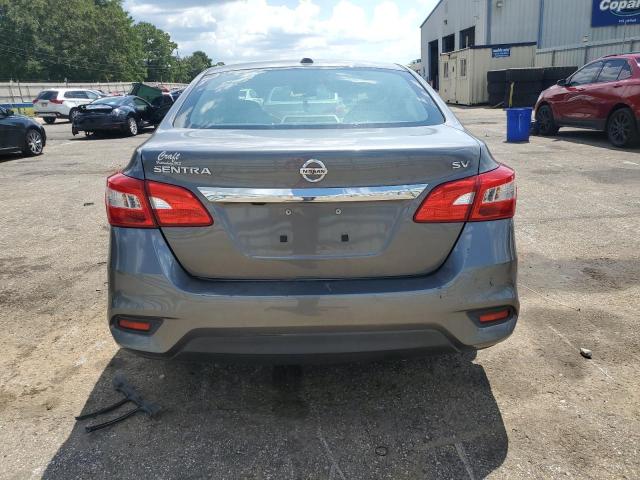 3N1AB7AP6HL655428 - 2017 NISSAN SENTRA S GRAY photo 6