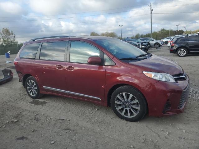 5TDJZ3DC2LS244296 - 2020 TOYOTA SIENNA LE BURGUNDY photo 4