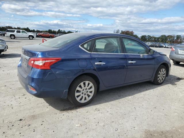 3N1AB7AP8HY305057 - 2017 NISSAN SENTRA S BLUE photo 3