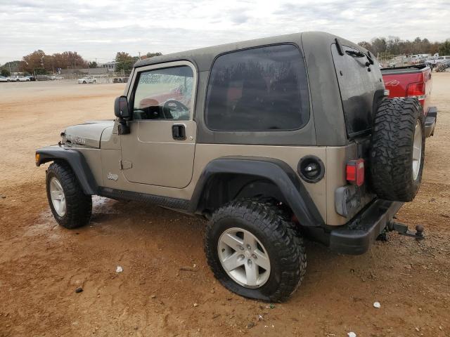 1J4FA69S24P756368 - 2004 JEEP WRANGLER / RUBICON BEIGE photo 2