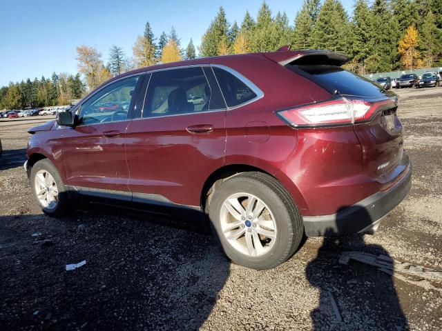 2FMPK4J94HBC69119 - 2017 FORD EDGE SEL BURGUNDY photo 2